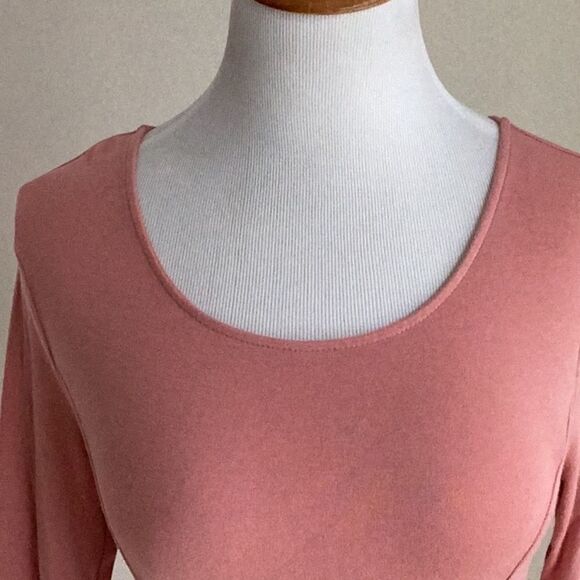 Forever 21 Marv Flowey tie up the back long sleeve dress size medium - Picture 3 of 8